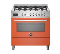 Bertazzoni Professional Series PRO96L1EART 90cm 103L A Rated Orange Dual Fuel Cooker
