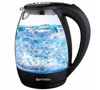 Bertelin Cordless Electric Glass Kettle 1.7L - Blue Illumination LED Illuminated