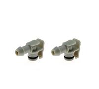 BERTGDA 2PCS Headlight Washer Spray Nozzle,Fit FOR Toyota, Fit For LEXUS, 90075-17009 MANY MODELS HEADLAMP CLEANER ELBOW NO-2 JOINT Headlight Cleaning Spray Jet