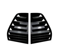 BERTGDA Car Rear Louver Trim Sticker,Fit For VW, Fit For Golf, 5 MK5 5 Doors 2003-2010 Window Side Shutter Cover Rear Window Shutter Lid(Gloss Black)