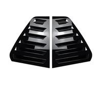 BERTGDA Car Side Shutter Cover Trim Sticker,Fit For VW, Fit For Golf, 6 MK6 2008-2012 Vent Scoop ABS Carbon Fiber Black Accessories Rear Louver Window Rear Window Shutter Lid(Gloss Black)