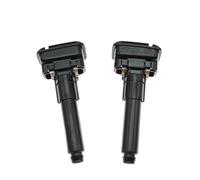 BERTGDA Front Headlight Washer Nozzle With Cover Lid Cap, Fit For Nissan, Patrol 2013-28642-3ZD0A 28658-3ZD1A 28659-3ZD1A 286413ZD0A HeadLamp Headlight Cleaning Spray Jet(NOZZLE PAIR)