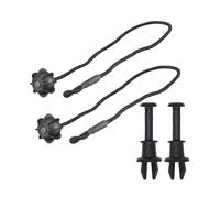 BERTGDA Parcel Shelf Clips,Fit For A3 8P 8V 2003-2020 Q2 Q3 F3 Q5 8R Ibiza SEAT, 6j Holder Pivot Cord Hanger vehicle rear trunk shelf switch clip(1 Kit)