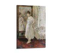 Berthe Morisot Fine Artwork Poster The Psyche Wall Art Canvas Living Room Bedroom Decor Artworks 12x18inch(30x45cm)