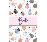 Bertie Cat Notebook: Cute Cat Notebook - Funny Crazy Cat Pattern For Cat Lovers - Pink Lined Journal - Bertie Name Diary