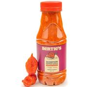 Bertie’s Scorpion Pepper Sauce 300ml | Authentic Trinidad Hot Sauce | Extra Spicy Caribbean Pepper | Trinidad & Tobago Scorpion Chilli | Perfect for Marinades, Dips & Cooking