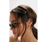 Bertie Skinny Resin Headband at Free People in Navy Tort - female