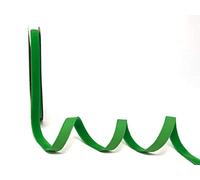 Bertie's Bows 10mm Emerald Polyester Velvet Ribbon on a 3m Length (N.B. This is a Cut from a roll, Presented on a Ribbon Card)