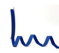 Bertie's Bows 10mm Royal Blue Polyester Velvet Ribbon on a 3m Length (N.B. This is a Cut from a roll, Presented on a Ribbon Card)