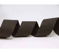 Berties Bows Cotton Blend Heavy Weight Webbing x 5 mtr, Chocolate, 5m