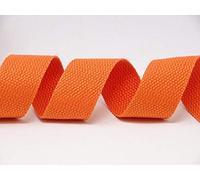 Bertie's Bows Cotton Blend Heavy Weight Webbing x 5 mtr, Orange