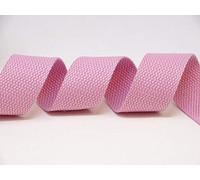 Berties Bows Cotton Blend Heavy Weight Webbing x 5 mtr, Powder Pink, 5m