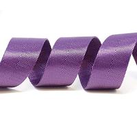Berties Bows Cotton Blend Heavy Weight Webbing x 5 mtr, Purple, 5m