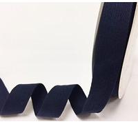 Bertie's Bows Cotton Herringbone Webbing/Tape: 25 mm/40mm. Per metre Navy 25mm