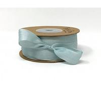 Berties' Bows Light Blue 13mm 100% Natural Silk Ribbon on a 3m Length (N.B. This is a Cut from a roll, Presented on a Ribbon Card)