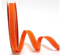 Berties' Bows Orange 13mm Saddle Stitch Ribbon on a 15m Roll