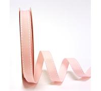 Berties' Bows Pale Pink 13mm Saddle Stitch Ribbon on a 20m Roll
