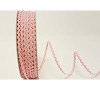 Bertie's Bows Pale Pink 5mm RIC Rac Trim on a 3m Length (Cut from a roll and Presented on a Ribbon Card)