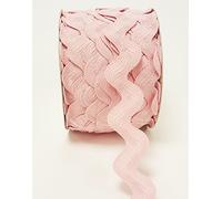 Bertie's Bows Pink 32mm RIC Rac Trim on a 3m Length (Cut from a roll and Presented on a Ribbon Card)