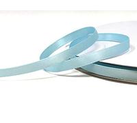 Bertie's Bows Pretty Baby Blue Double-face Satin 6mm Ribbon on a 5m Length (N.B. This is a Cut from a roll, Presented on a Ribbon Card)