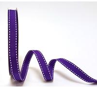 Berties' Bows Purple 13mm Saddle Stitch Ribbon on a 20m Roll