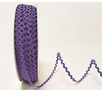 Bertie's Bows Purple 5mm RIC Rac Trim on a 3m Length (Cut from a roll and Presented on a Ribbon Card)