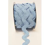 Bertie's Bows Sky Blue 32mm RIC Rac Trim on a 3m Length (Cut from a roll and Presented on a Ribbon Card)