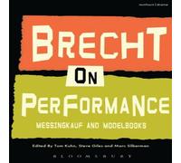 Bertolt Brecht Brecht on Performance Hardcover Book Bertolt Brecht Multicolor