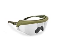 BERTONI Shooting Glasses Shatterproof and Antifog Lens - Adjustable Lens' Angle - AF869 Tactical Safety Protective Glasses (Clear Lens)