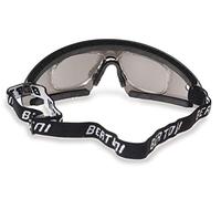 BERTONI Sports Glasses with Clip for Prescription Lenses for Motorcycle MTB Ski Cycling Softair Extreme Sports - Windproof AF79 (Clear Anti-Fog)