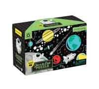 Bertoy 354573 Glow in Dark Puzzle, Outer Space, 100 Pieces, 9780735345737