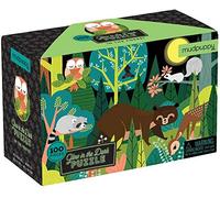 Bertoy 355402 Glow in Dark Puzzle, In the Forest, 100 Pieces