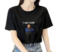 Bertram Eats Kids T-Shirt Funny Brand Men Women T-Shirt I Eat Kids Tees Tops Short Sleeve New Black Casual Loose Tshirt