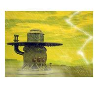 Bertrams Space Probe Venera Planet Venus Concept Premium Wall Art Canvas Print 18X24 Inch