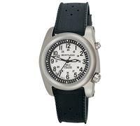 Bertucci A-2sel Super Illuminated - Ghost Gray El Dial- 335 Perforated Rubber Two-piece Band, Ghost Gray EL/Perforated Rubber, Quartz Movement