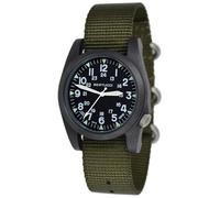 Bertucci A-3P Sportsman Vintage Field Watch | Black/Olive Nylon 13351