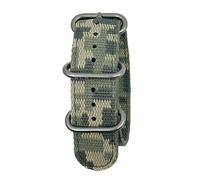 Bertucci DX3#62 Dark Khaki w/Khaki Stripe Nylon Watch Band Fits A-2T, A-3T, B-1T, D-1T, G-1T, A-2S