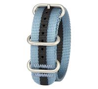 Bertucci DX3 B-172 Gray w/Black Stripe 22mm Nylon Watch Band