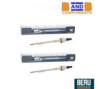 BERU PSG006 GLOW PLUGS PAIR PRESSURE SENSOR 4.4V 55590467 0103010904 A5048