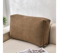 BERULL Couch Pillows,Classic Large Sofa Back Waist Cushion, Comfort Reading Pillow Lumbar Support Pillow, for Sofa,Bedside,Bay Window,brown,28x18x5inches