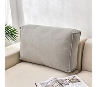 BERULL Couch Pillows,Classic Large Sofa Back Waist Cushion, Comfort Reading Pillow Lumbar Support Pillow, for Sofa,Bedside,Bay Window,gray,28x18x5inches