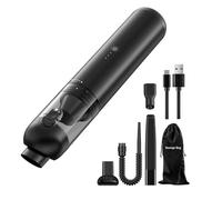 BERULL Mini Handheld Vacuum Cleaner,Upgraded Car Hand Held Vacuum for Dust, Sand, Crumbs, Ultra-Light Portable Cordless Vacuum for Home, Car, Small Dust Buster,black,16000Pa