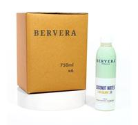 Bervera 100% Pure Coconut Water Multi-Pack (6 x 750ml), Packed with Electrolytes & Potassium | Naturally Hydrating | No added Sugar (6 Pack)