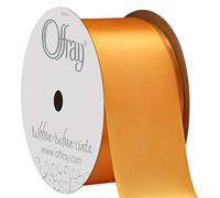 Berwick Offray 361818 1.5" Wide Single Face Satin Ribbon, Gold Yellow, 4 Yds, 1-1/2 Inch x 12 Feet