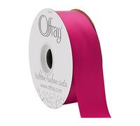 Berwick Offray Double Face Satin Craft Ribbon, 1-1/2-Inch Wide by 50-Yard Spool, Azalea