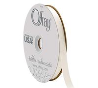 Berwick Offray Double Face Satin Ribbon, 100 Yards, White, 306222