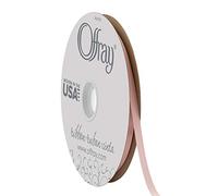 Berwick Offray Double Face Satin Ribbon, Blush, 1/4" x 100 yd