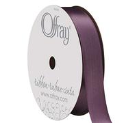 Berwick Offray Satin Ribbon, 6 Yds, Amethyst, 5/8 Inch x 18 Feet
