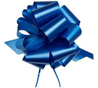 Berwick Offray The Perfect Bow Flora-Satin Ribbon-8" Diameter X 20 Loops, 2-1/2" Wide Ribbon-50 Count-Royal
