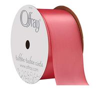 Berwick Satin Ribbon, 4 Yds, Coral Rose, 1-1/2 Inch x 12 Feet